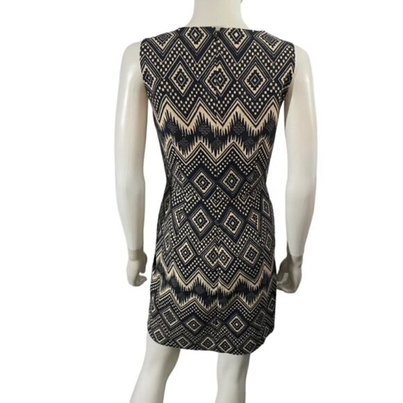 J. Crew Ikat Basketweave Sheath Dress 4 - Picture 4 of 6